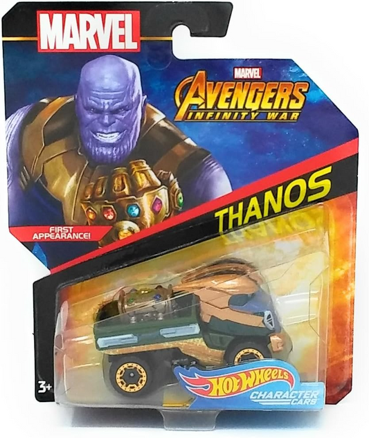 2018 Hot Wheels Marvel Character Cars Avengers Infinity War Thanos