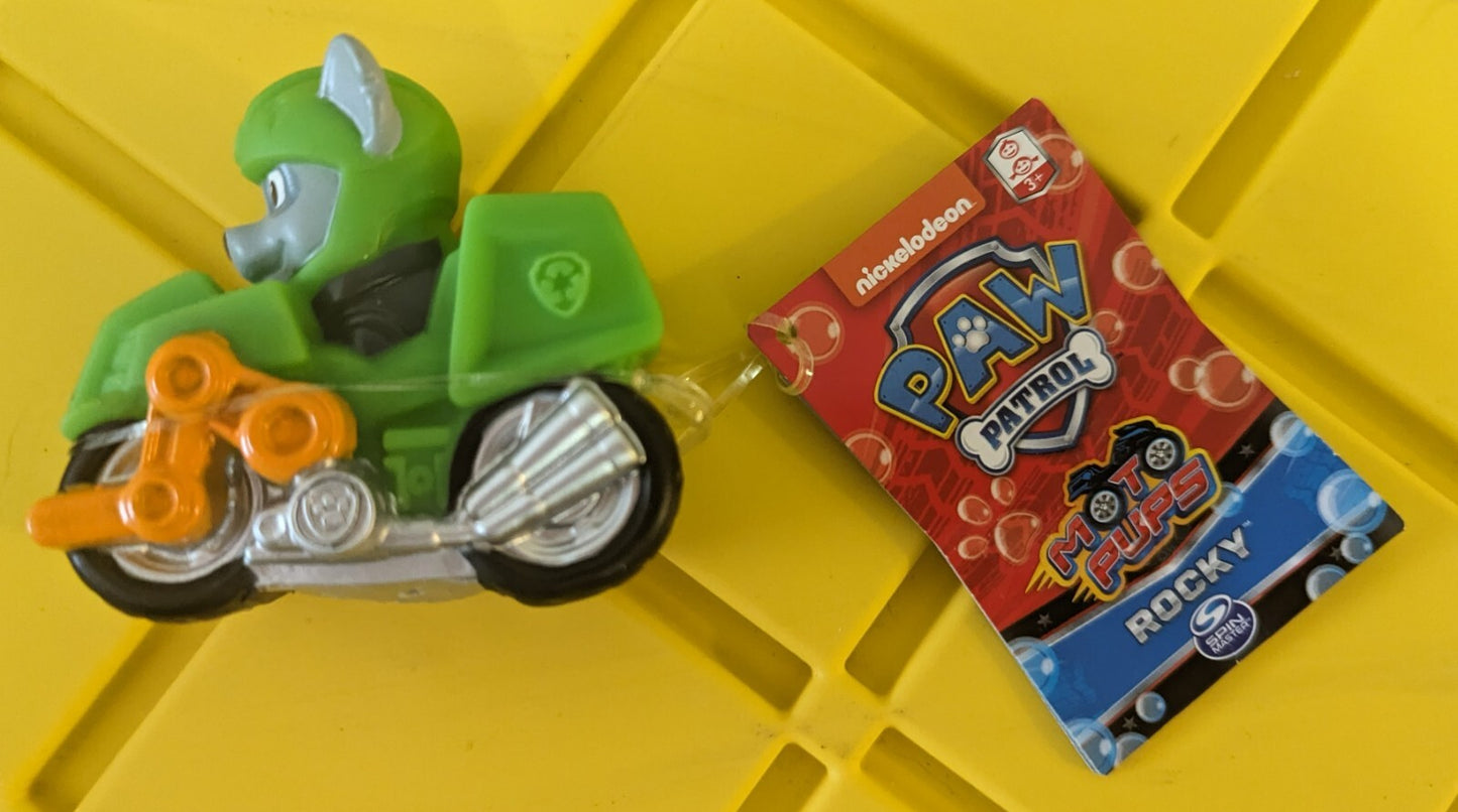 Paw Patrol Bath Squirter, Moto Pups Rocky Bath Toy, New With Tag