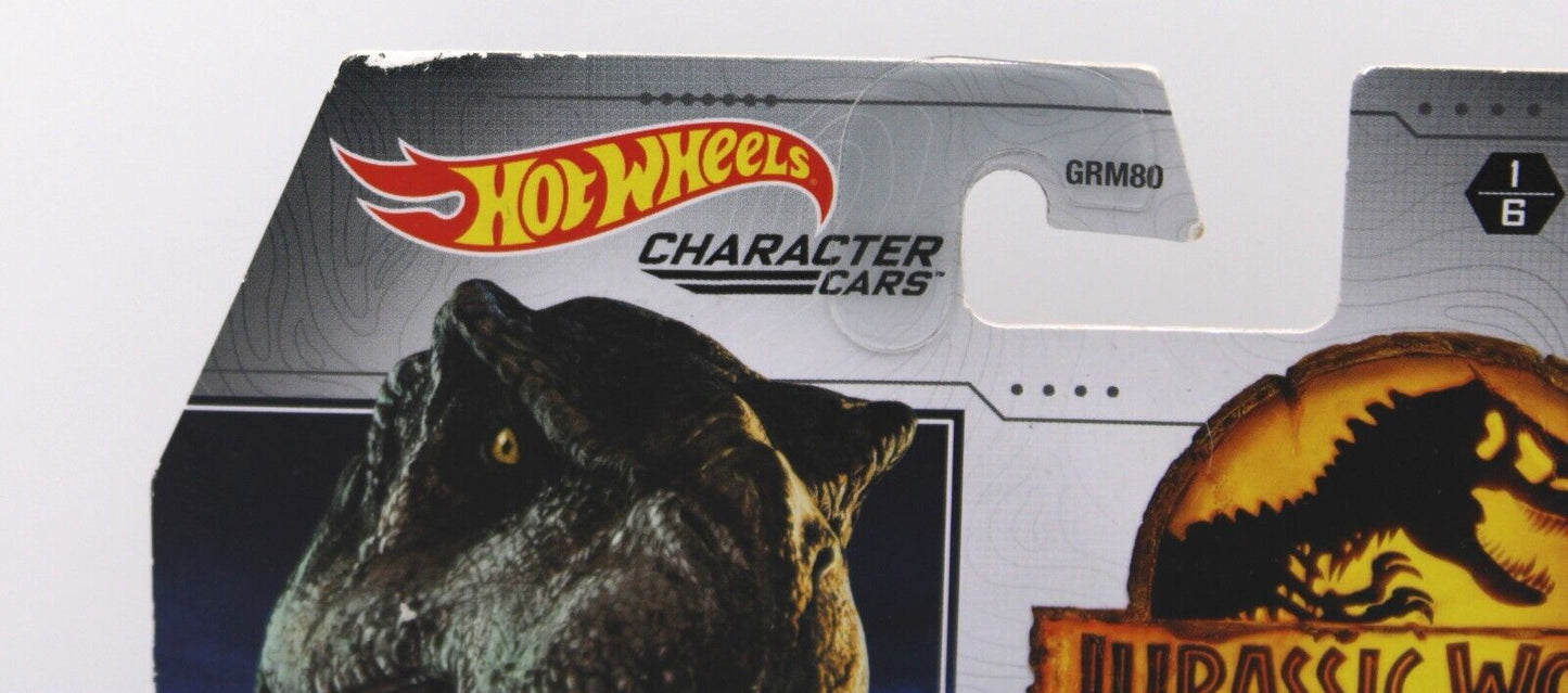 Hot Wheels Jurassic World Dominion Tyrannosaurus Rex Character Car New 2022