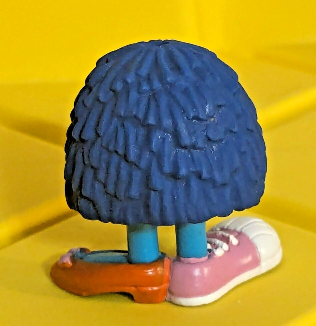 McDonalds Blue Fry Guy/Girl Happy Meal Toy 2 Inch Figure 1989