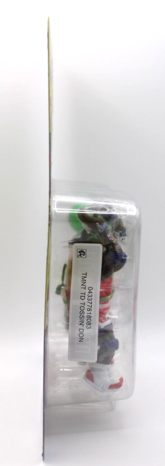 Playmates TMNT Sewer Sports Slam Dunkin' Don 4.5" Action Figure 40th Anniversary