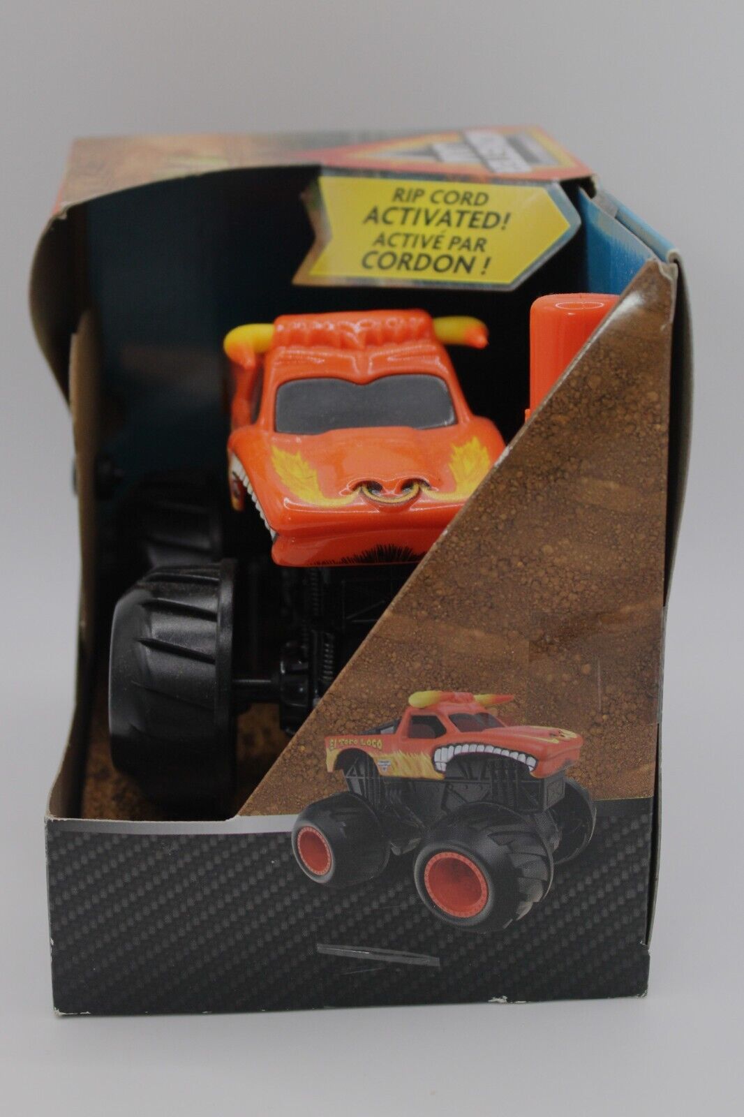 Monster Jam Official El Toro Loco Spin Rippers Monster Truck 1/43 Scale Ripcord