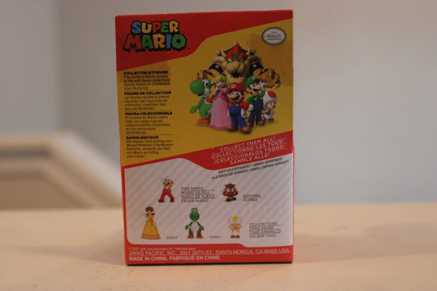 Jakks Super Mario 2.5 Inch Yoshi Figure Checklane Packaging World of Nintendo