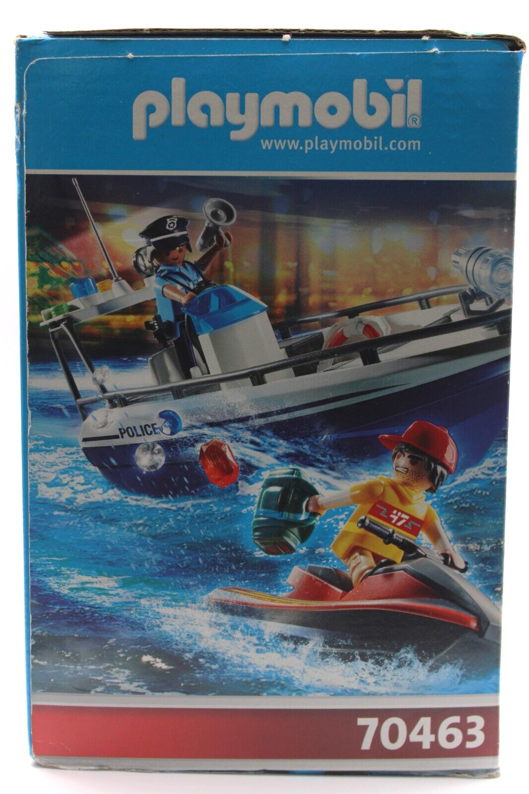 Playmobil Police Action Jewel Heist Getaway Building Set 70463 (Punctured Box)