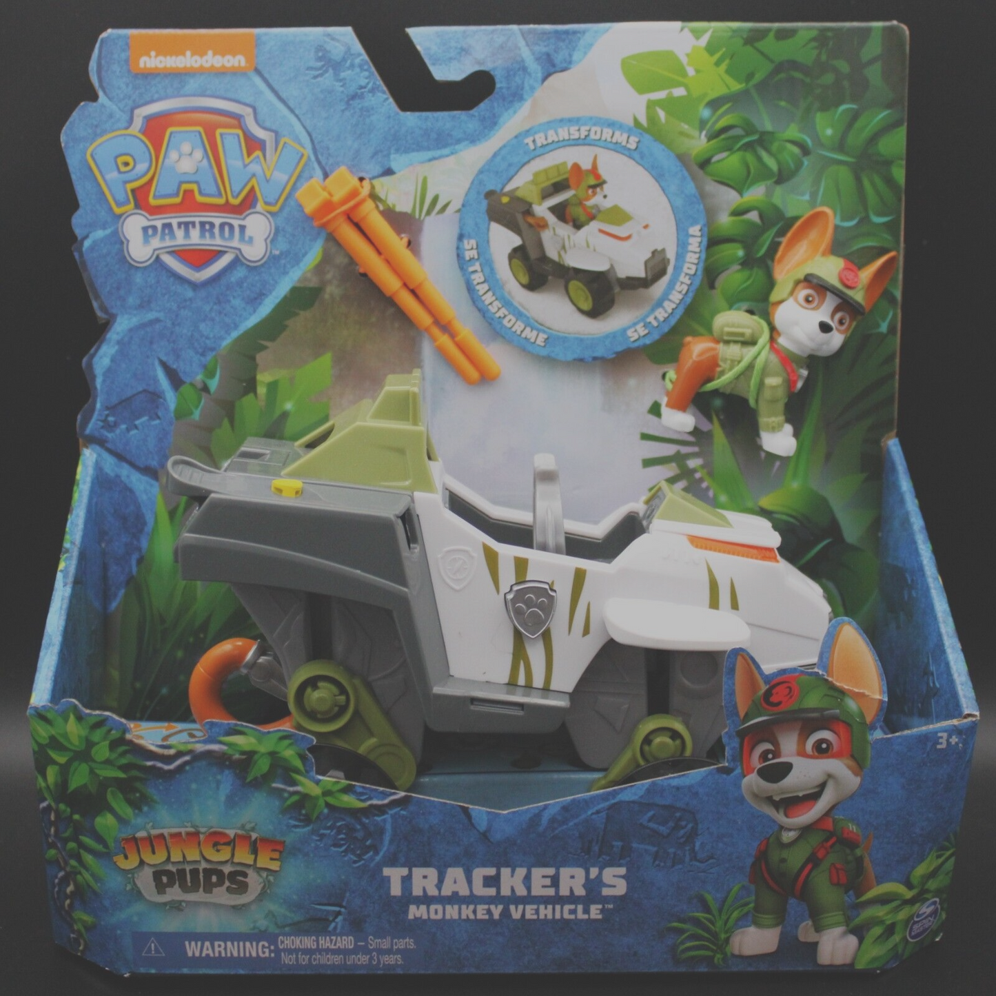Nickelodeon PAW Patrol Jungle Pups Tracker's Monkey Vehicle - Spin Master