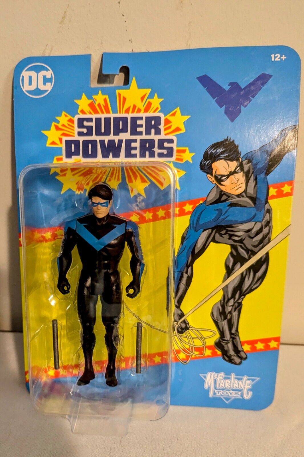 McFarlane Toys DC Comics - Super Powers 5 Inch Figure - NightWing Card Crease