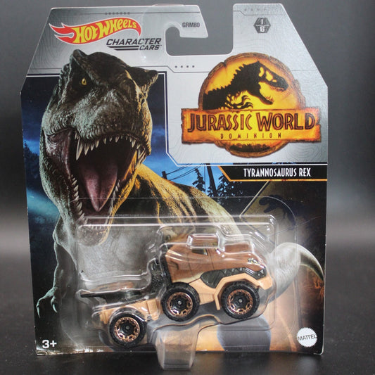 Jurassic World (Park) Dominion Hot Wheels Character Car Lot Of 6 Cars Full Set