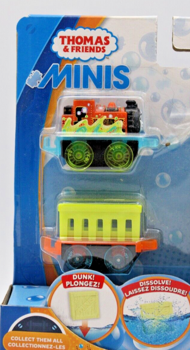 New Thomas & Friends Fisher-Price MINIS Fizz βn Go Cargo, Percy & Puppy Train