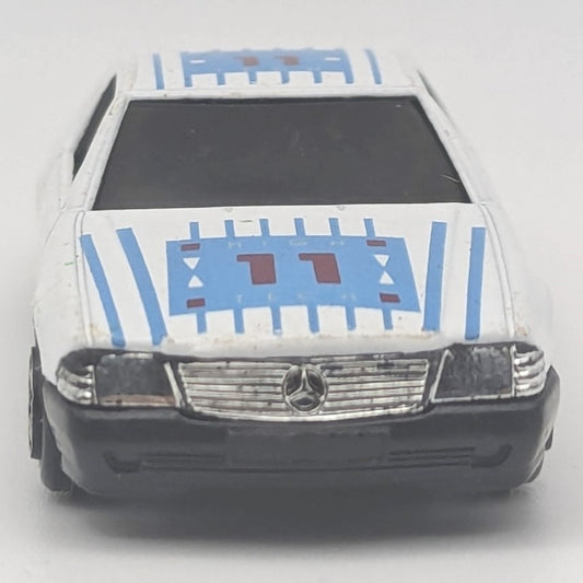 Yat Ming #812 Mercedes-Benz 500 SL White 1:64 Scale Diecast Car