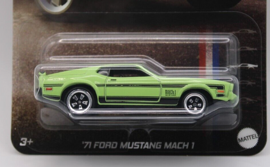 Hot Wheels '71 Ford Mustang Mach 1 Mustang 60 Years Silver Series 3/5