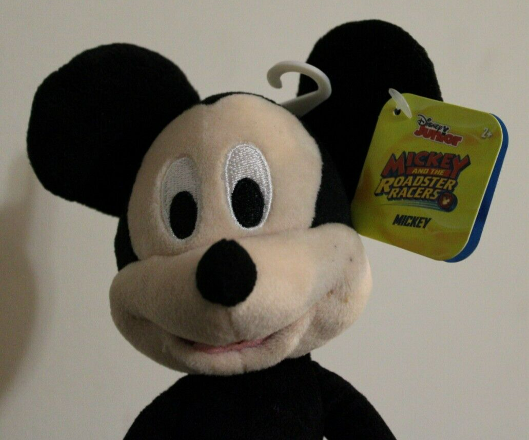 Disney Junior Mickey and the Roadster Racers 10 Inch Mickey Plush New With Tags
