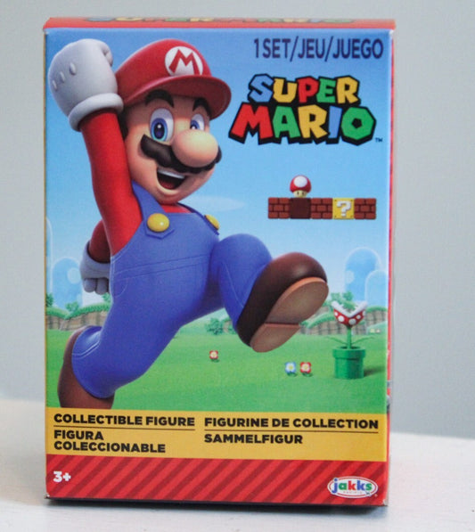 Super Mario World Boo Ghost 2.5 Inch Figure Jakks Pacific Nintendo (Mint In Box)