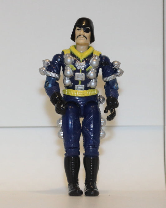 GI Joe 1991 Super Sonic Fighters Major Bludd with Machine Gun Rifle & Jet Pack