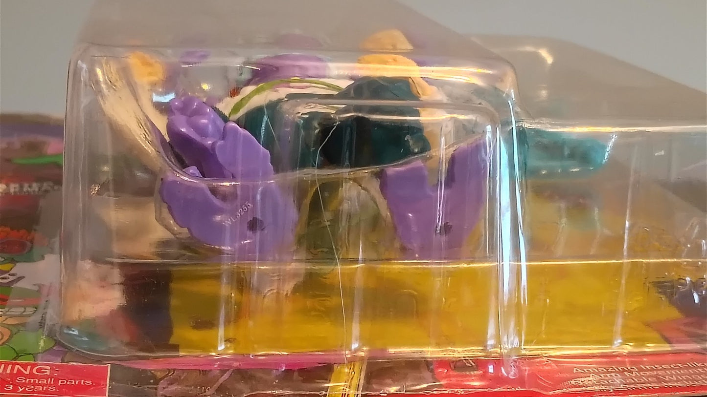 Teenage Mutant Ninja Turtles Baxter Stockman Retro Reissue Figure Cracked Bubble