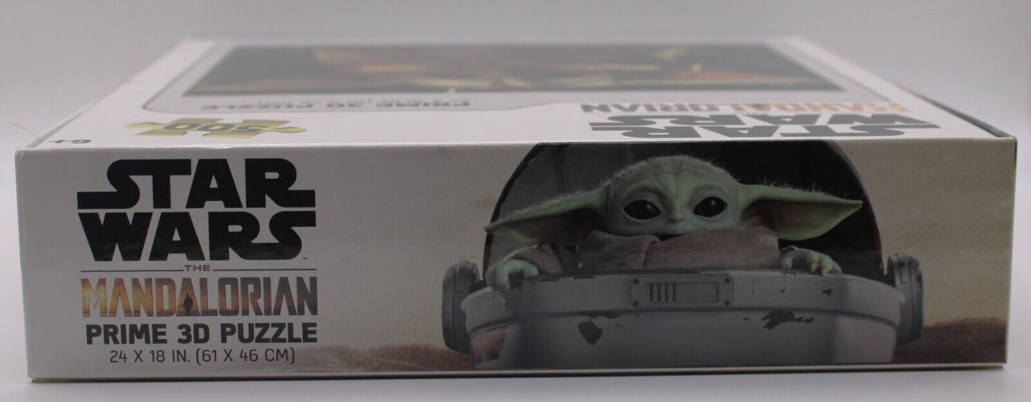 Star Wars Mandalorian 3D Lenticular Puzzle Baby Yoda Sealed 500 Pieces Ages 6+