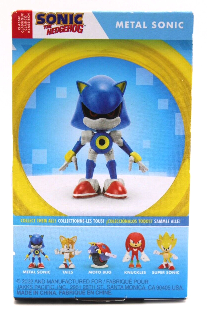 Sonic The Hedgehog Metal Sonic 2.5 Inch Figure Classic Articulated Collectible
