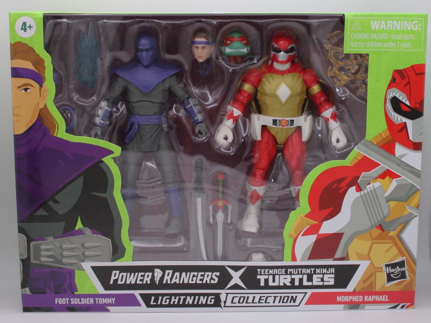 Power Rangers X Teenage Mutant Ninja Turtles Foot Soldier Tommy Morphed Raphael