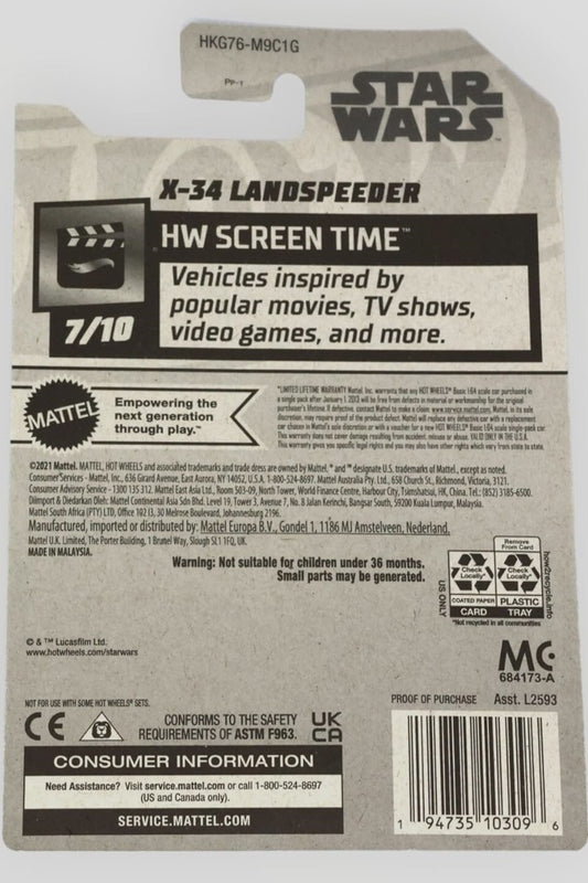 2023 Hot Wheels HW Screen Time Star Wars X-34 Landspeeder 138/250 7/10