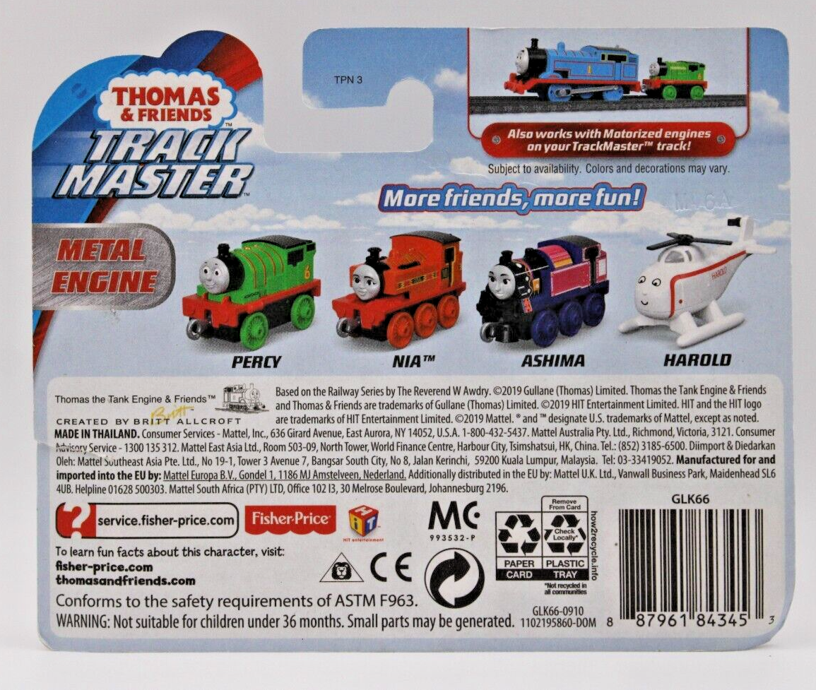 Thomas & Friends Push Along Car Track Master Diamond Anniversary Fisher Price