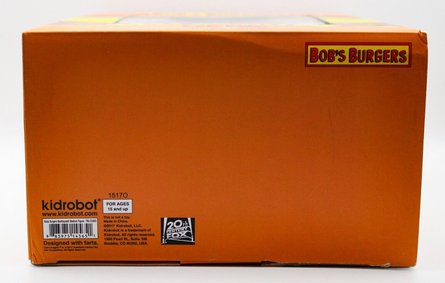 Bob's Burgers: Beefsquatch Medium 7 Inch Vinyl Figure by KIDROBOT Gene Belcher