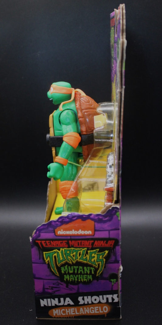 Teenage Mutant Ninja Turtles Mutant Mayhem Michelangelo Shouts Action Figure