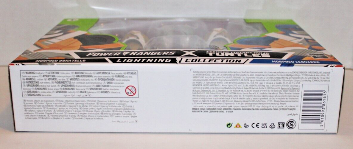 Hasbro Power Rangers TMNT Lightning Collection 6β Morphed Donatello & Leonardo
