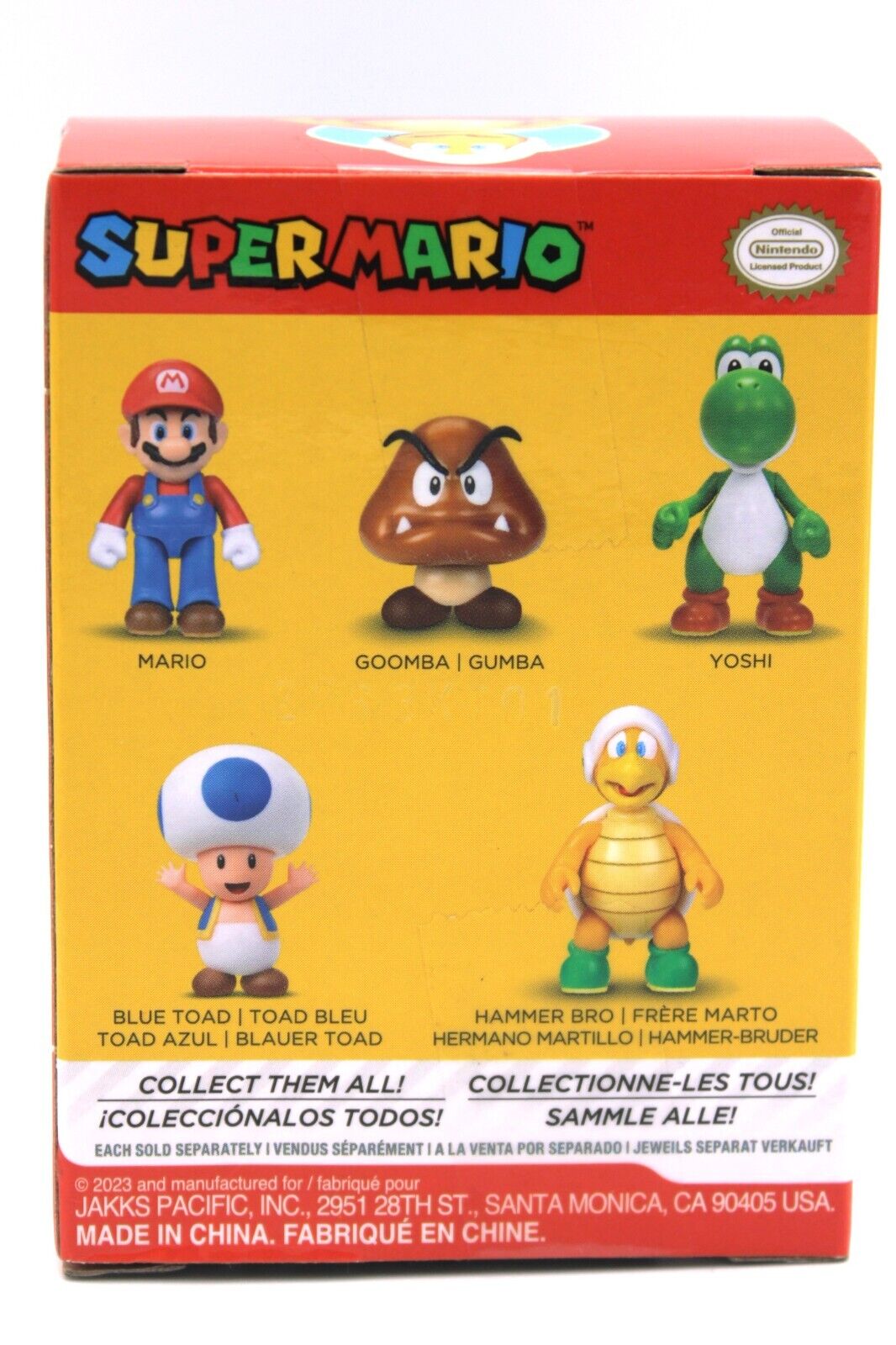 Super Mario Hammer Bro 2.5 Inch Action Figure Jakks Pacific World of Nintendo