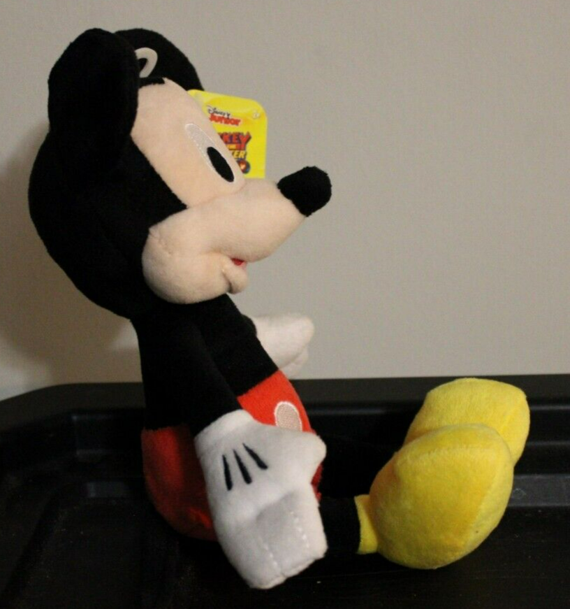 Disney Junior Mickey and the Roadster Racers 10 Inch Mickey Plush New With Tags