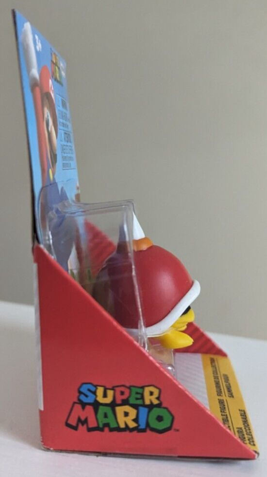 Super Mario 2.5 Inch Series Spike Top Figure Brand New Checklane Packaging