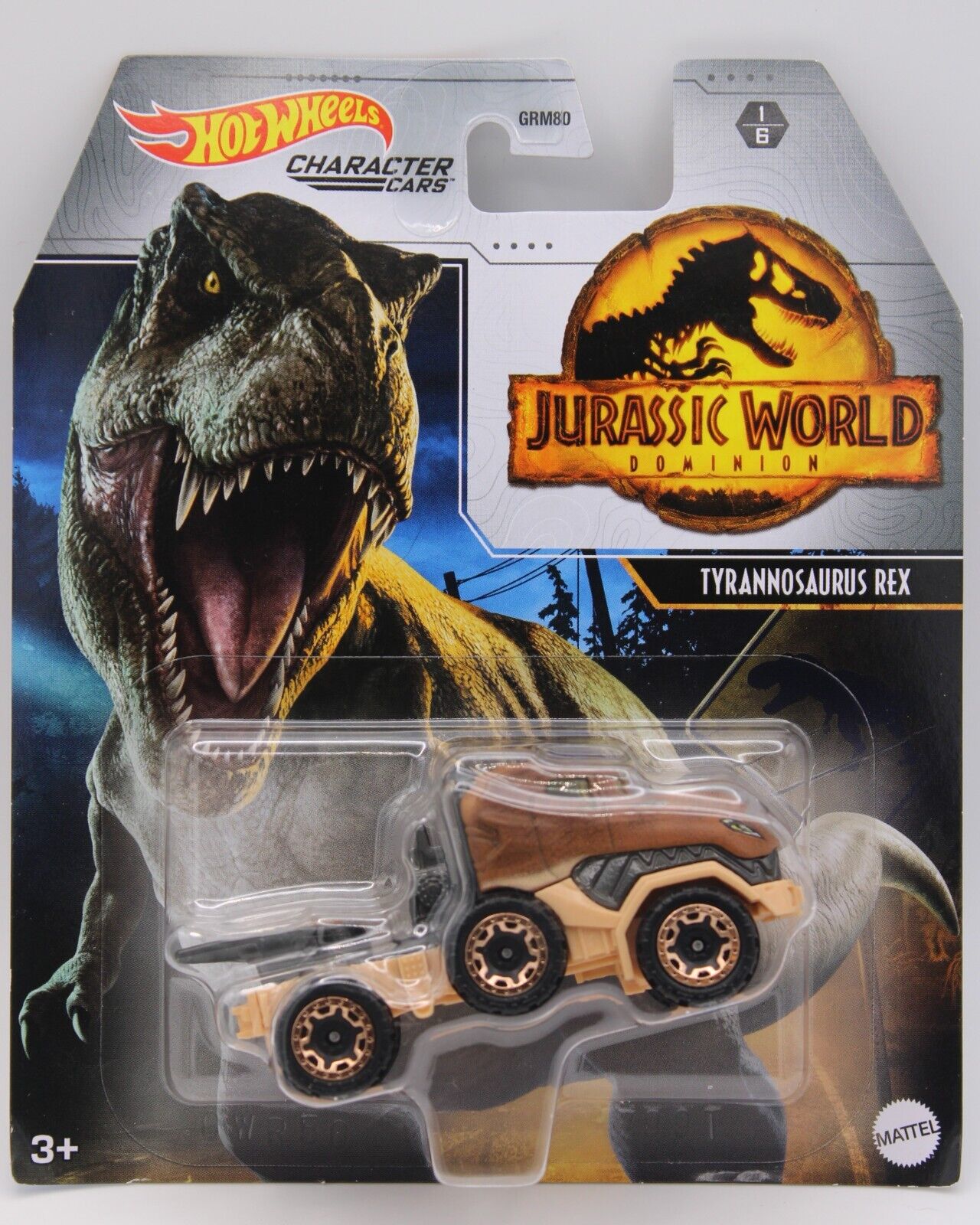 Hot Wheels Jurassic World Dominion Tyrannosaurus Rex Character Car New 2022