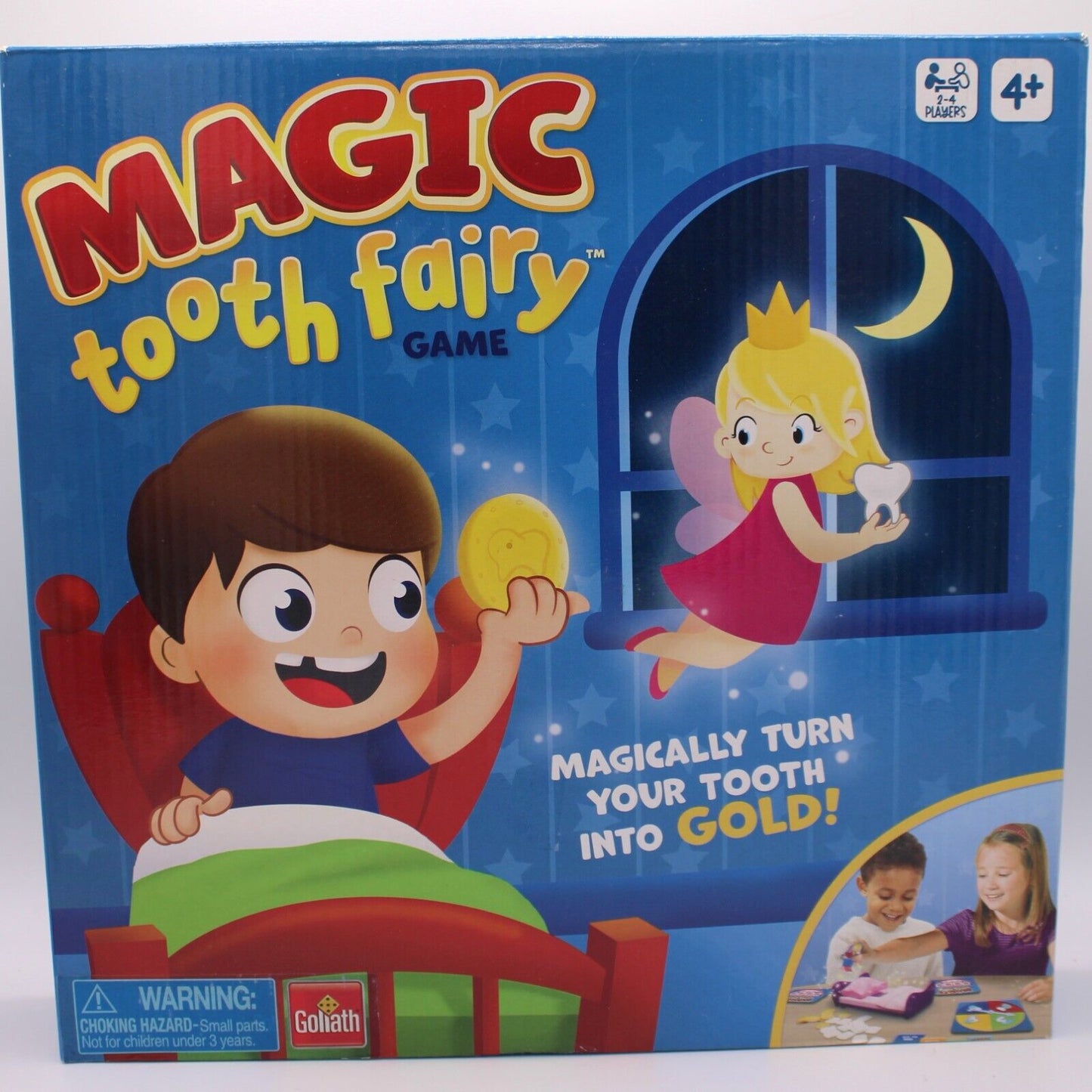 Magic Tooth Fairy Game Magically Turn Your Tooth Into Gold Ages 4+ By Goliath