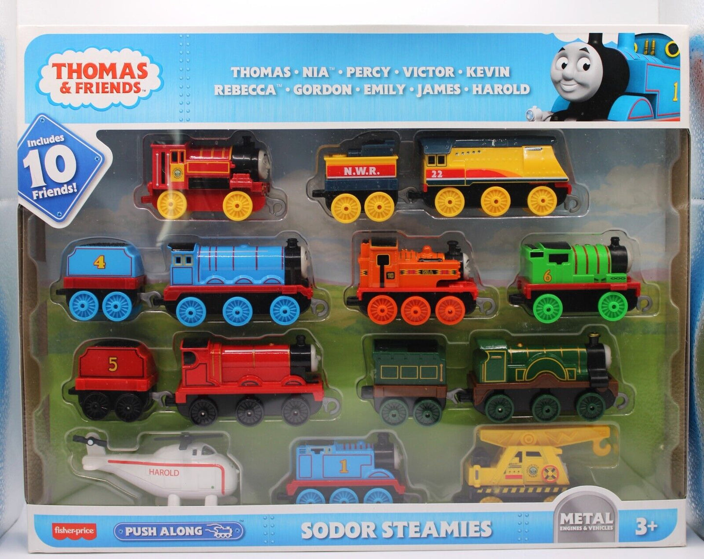Fisher Price Thomas & Friends Sodor Steamies Push Along Trains 10 Trains