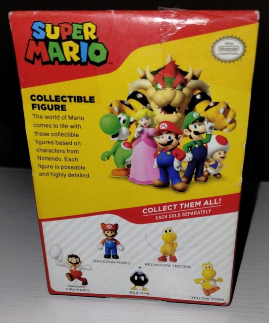 Super Mario 2.5" Figure Tipping Hat Fire Mario (Checklane Packaging)