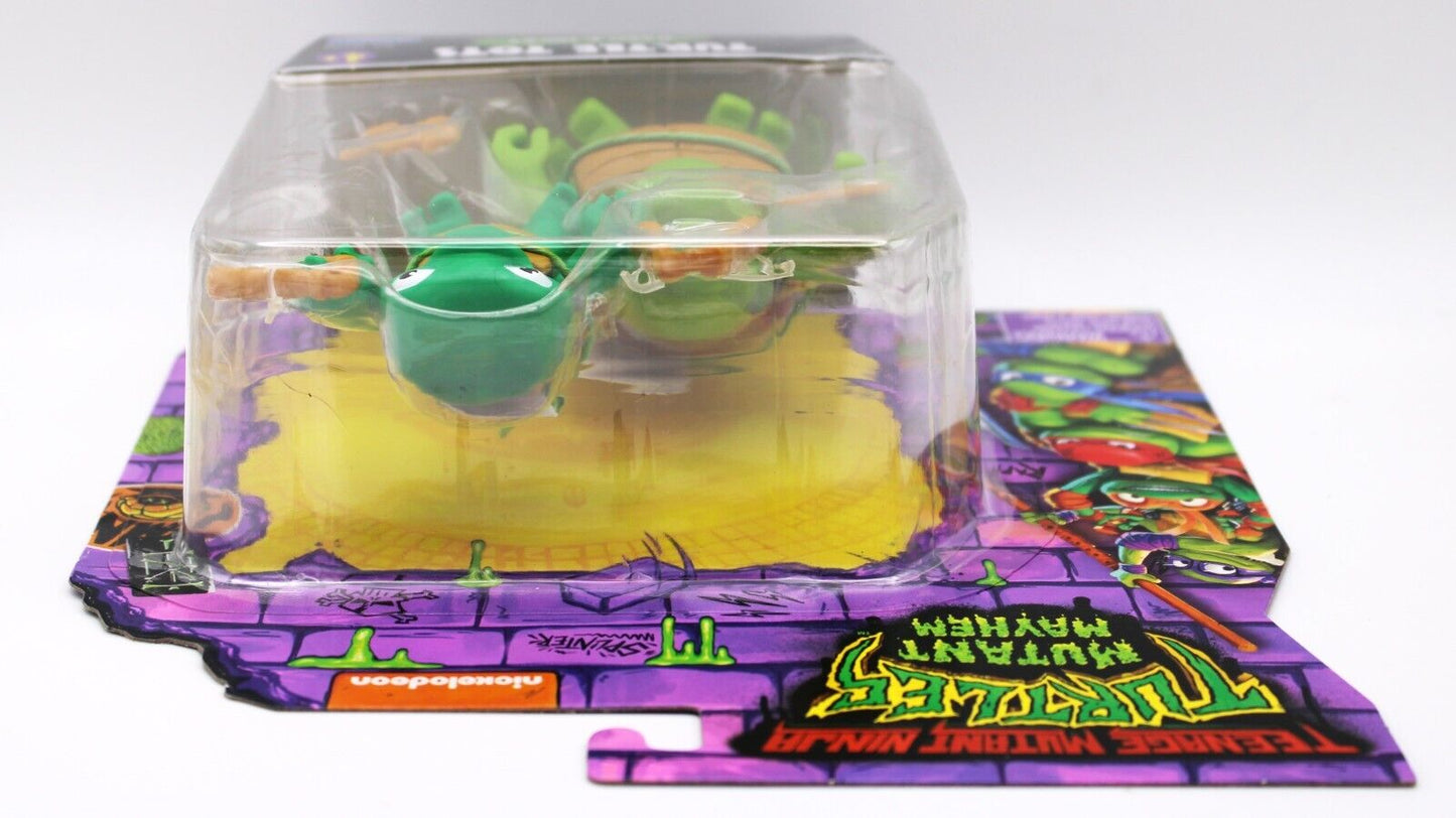 Teenage Mutant Ninja Turtles Mutant Mayhem Turtle Tots Raph & Mikey Figures
