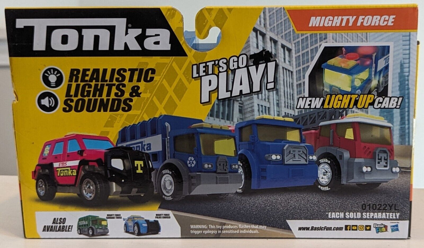 Tonka Mighty Force Recycling Truck Vehicle Lights & Sounds (Needs New Batteries)