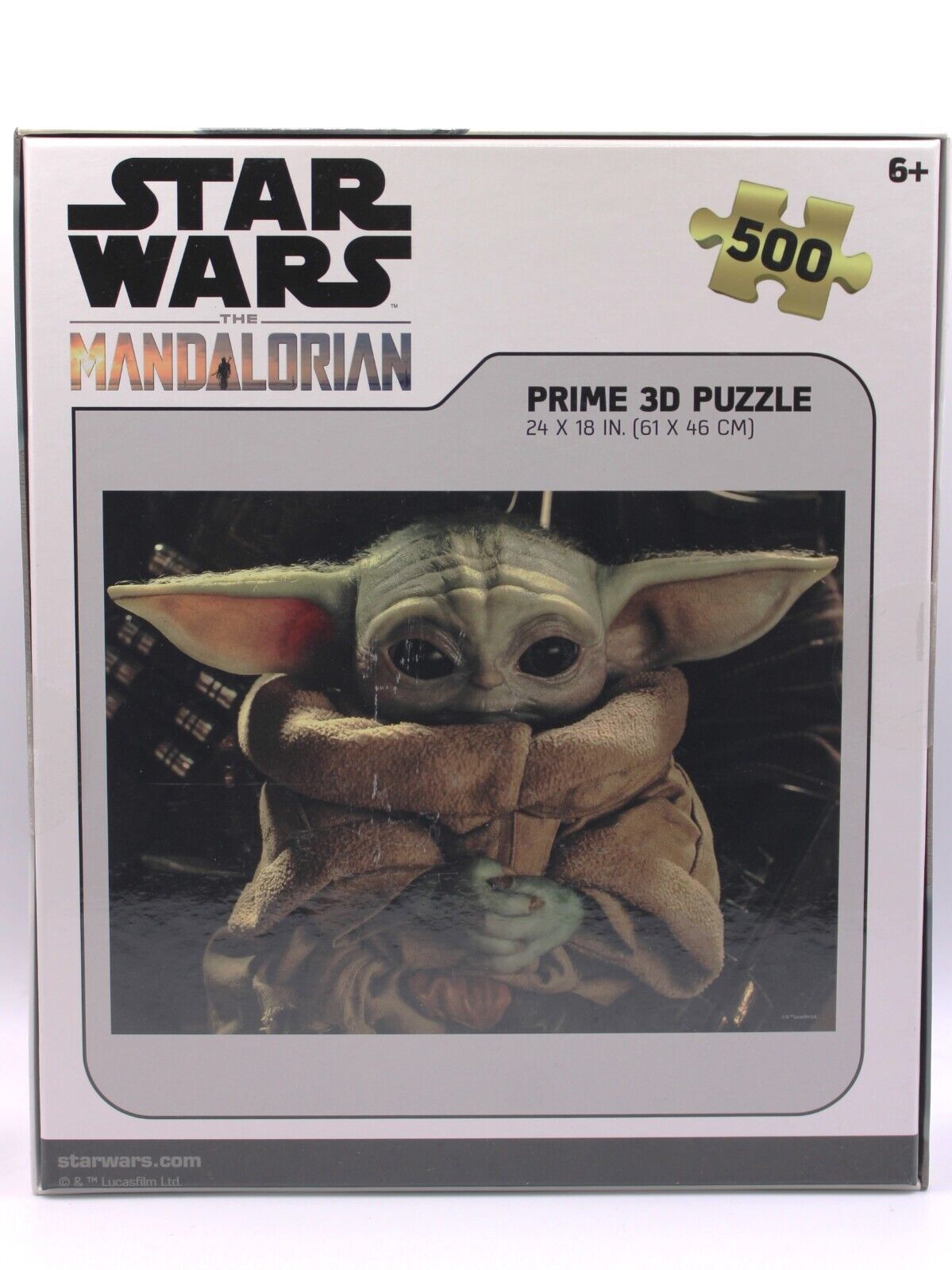Star Wars Mandalorian 3D Lenticular Puzzle Baby Yoda Sealed 500 Pieces Ages 6+