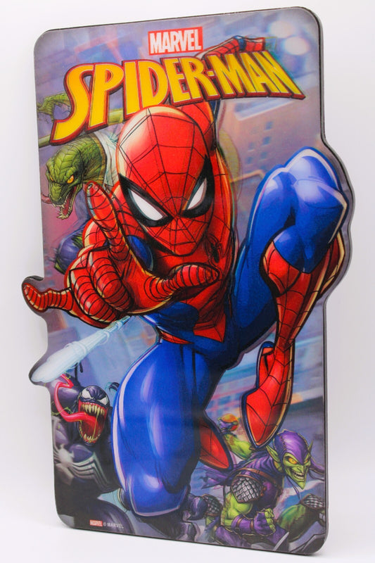 Marvel • Spider-Man • Lenticular 3D Wall Decor • 8 Inch x 11 Inch Fiberboard