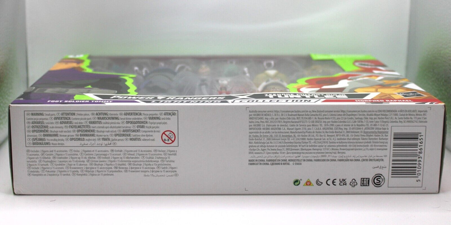 Power Rangers X Teenage Mutant Ninja Turtles Foot Soldier Tommy Morphed Raphael