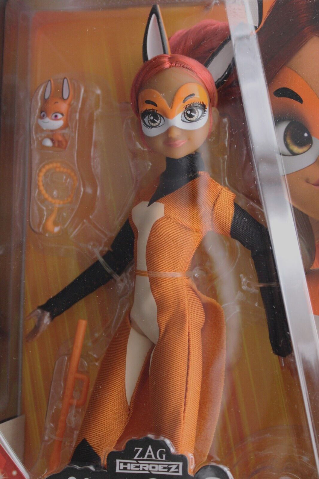 Miraculous Rena Rouge Doll 10.5 Inch Fox Superhero Action Figure Doll