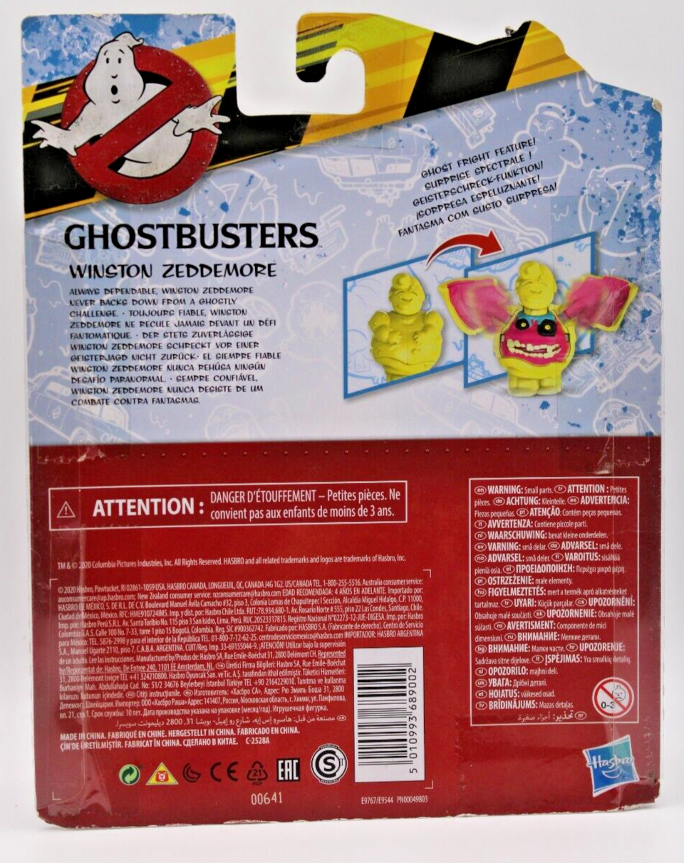 Ghostbusters Winston Zeddemore Action Figure 1984 Classic Hasbro Fright Reboot