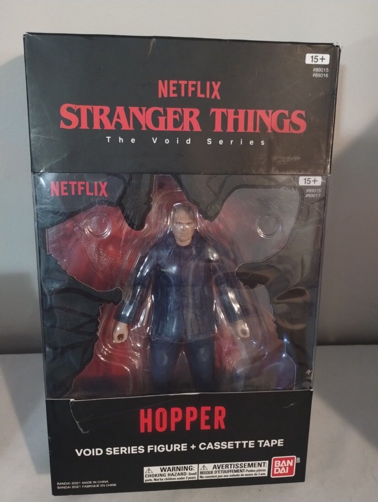 Bandai Stranger Things: The Void Series Hopper 7" Action Figure w/ Cassette