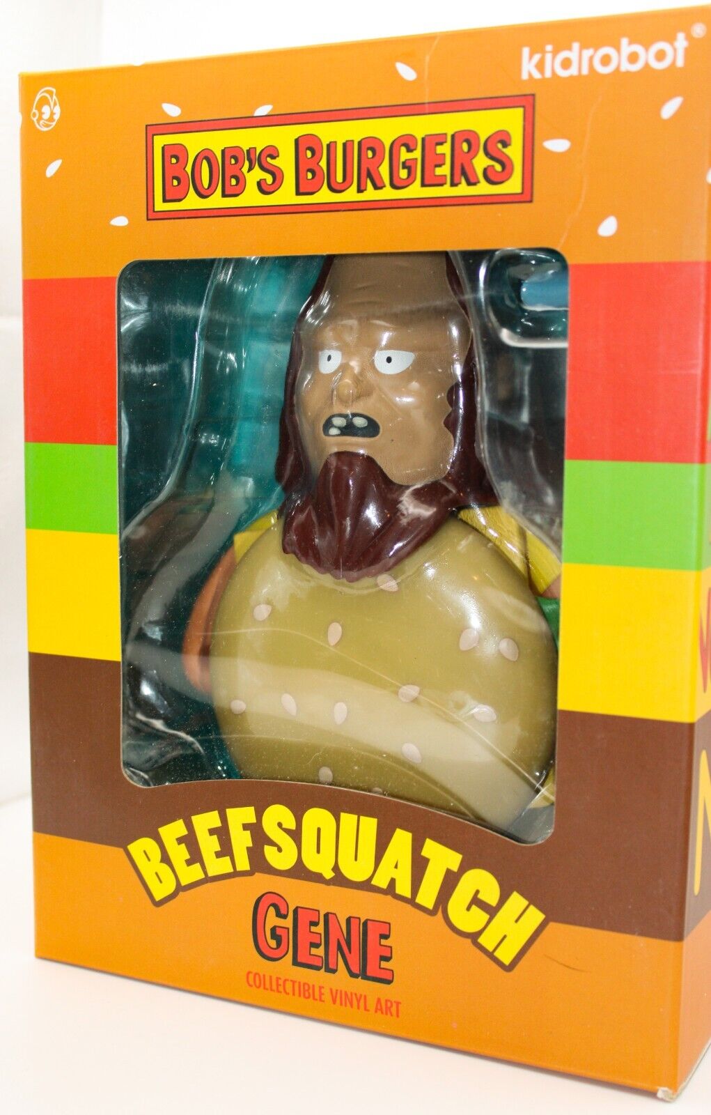 Bob's Burgers: Beefsquatch Medium 7 Inch Vinyl Figure by KIDROBOT Gene Belcher