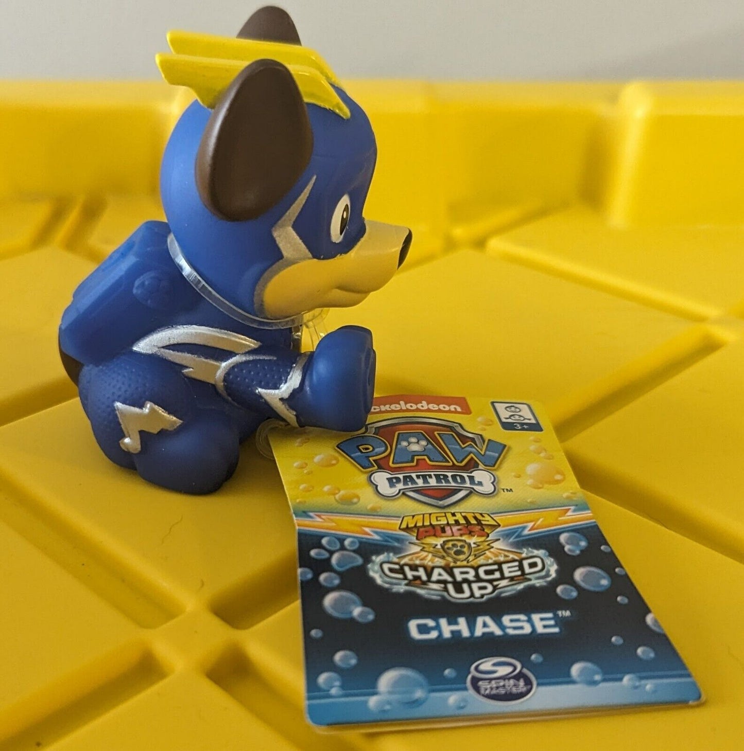 Paw Patrol Bath Toy Mighty Pups Charged Up Chase Bath Squirter Nickelodeon