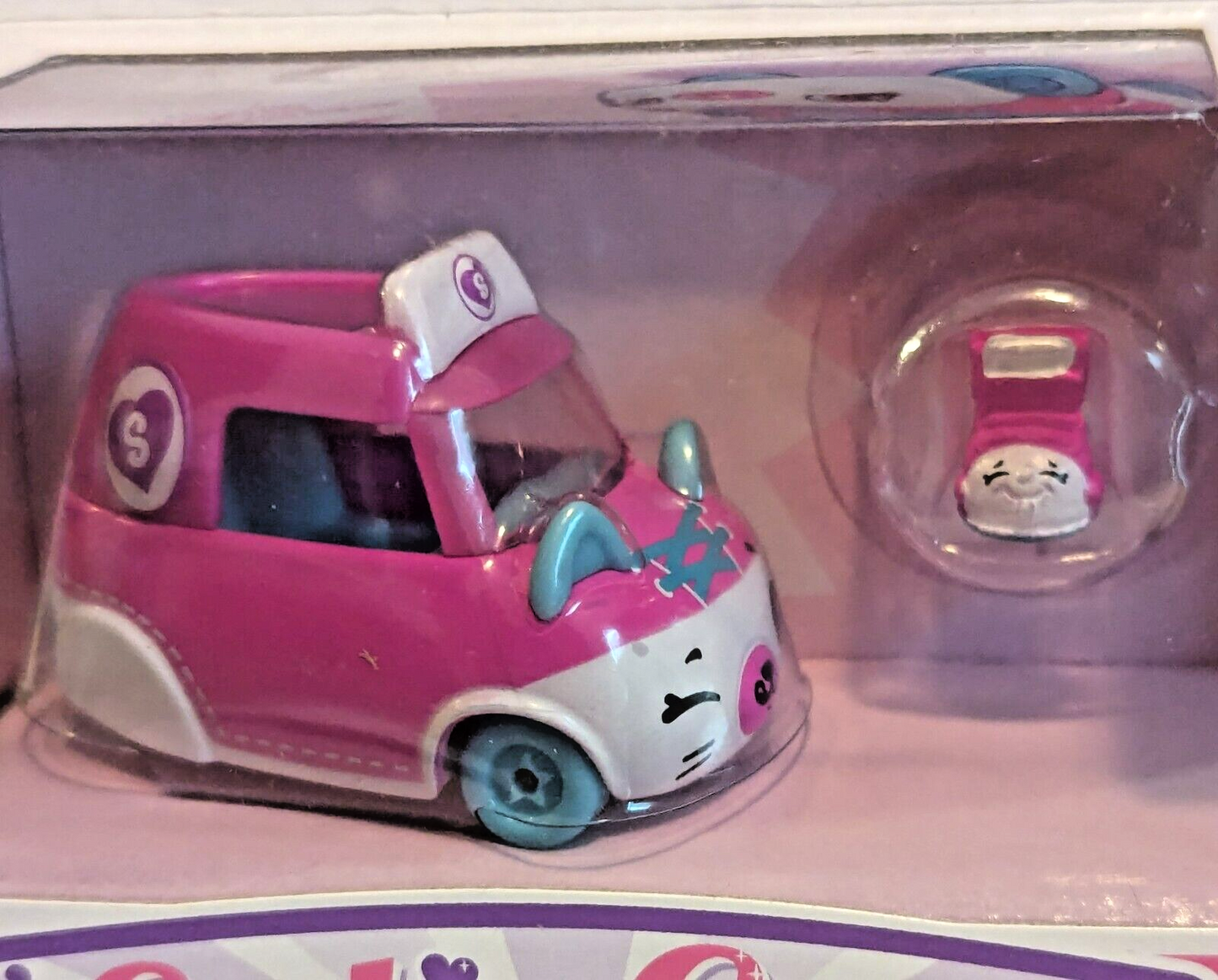 Shopkins Cutie Cars Qt2-10 Wheely Sneaky Die-Cast Car Mini Retired