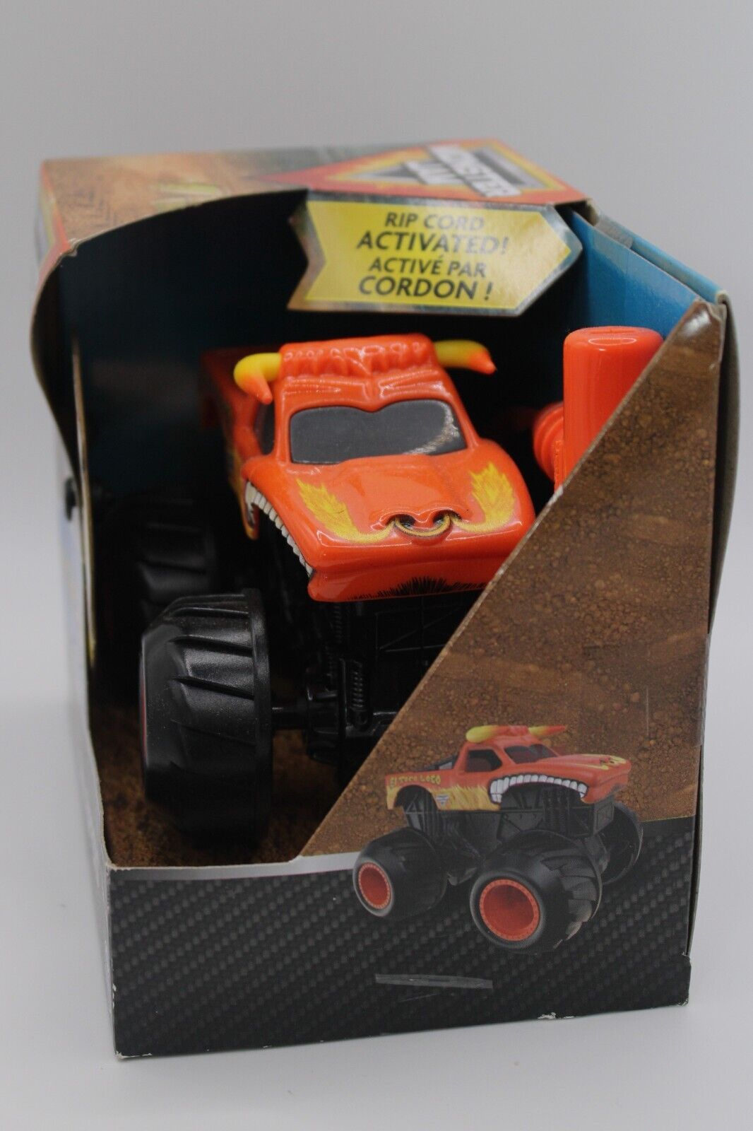 Monster Jam Official El Toro Loco Spin Rippers Monster Truck 1/43 Scale Ripcord