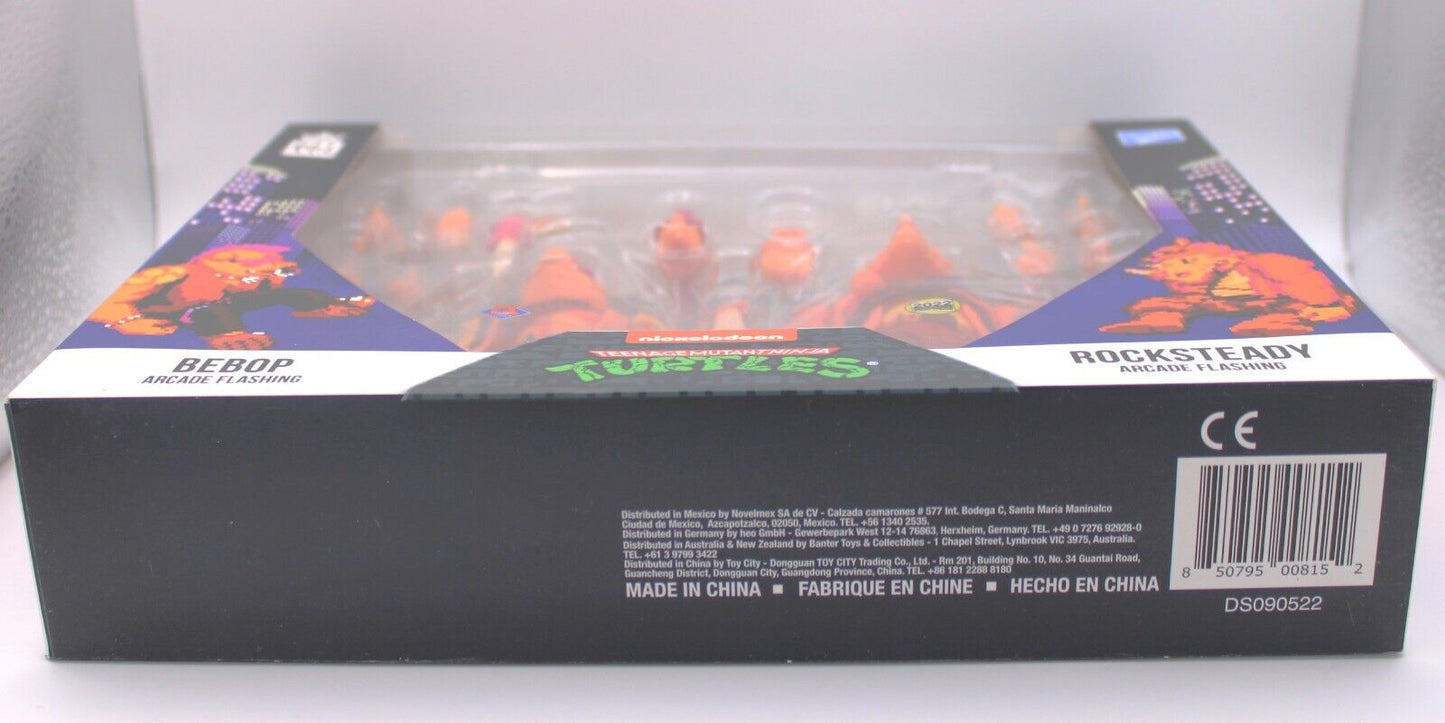 Nickelodeon Teenage Mutant Ninja Turtles Bebop & Rocksteady Arcade Flashing MIB