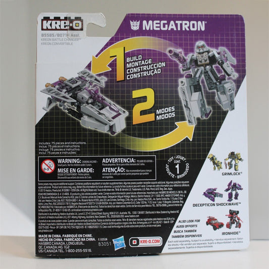 Transformers Megatron KRE-O Figure - Battle Changers Hasbro 80714 75 Pieces NEW