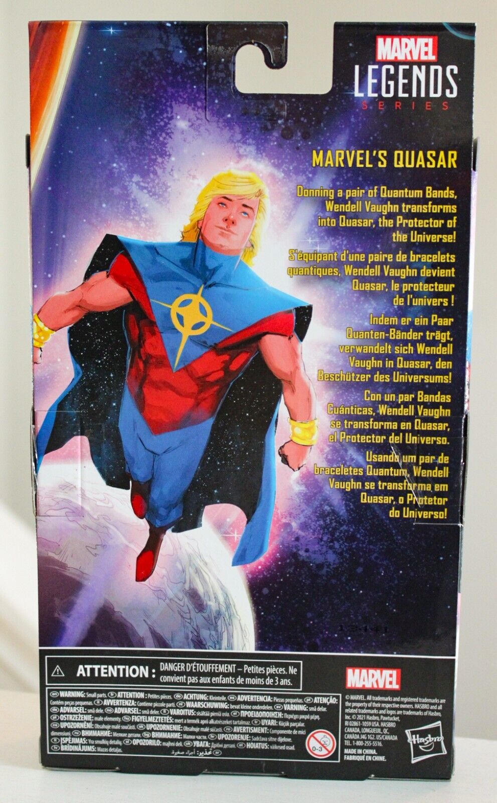 Marvel Legends Quasar Wendell Vaughn Comics Version 6 Inch Walgreens Exclusive