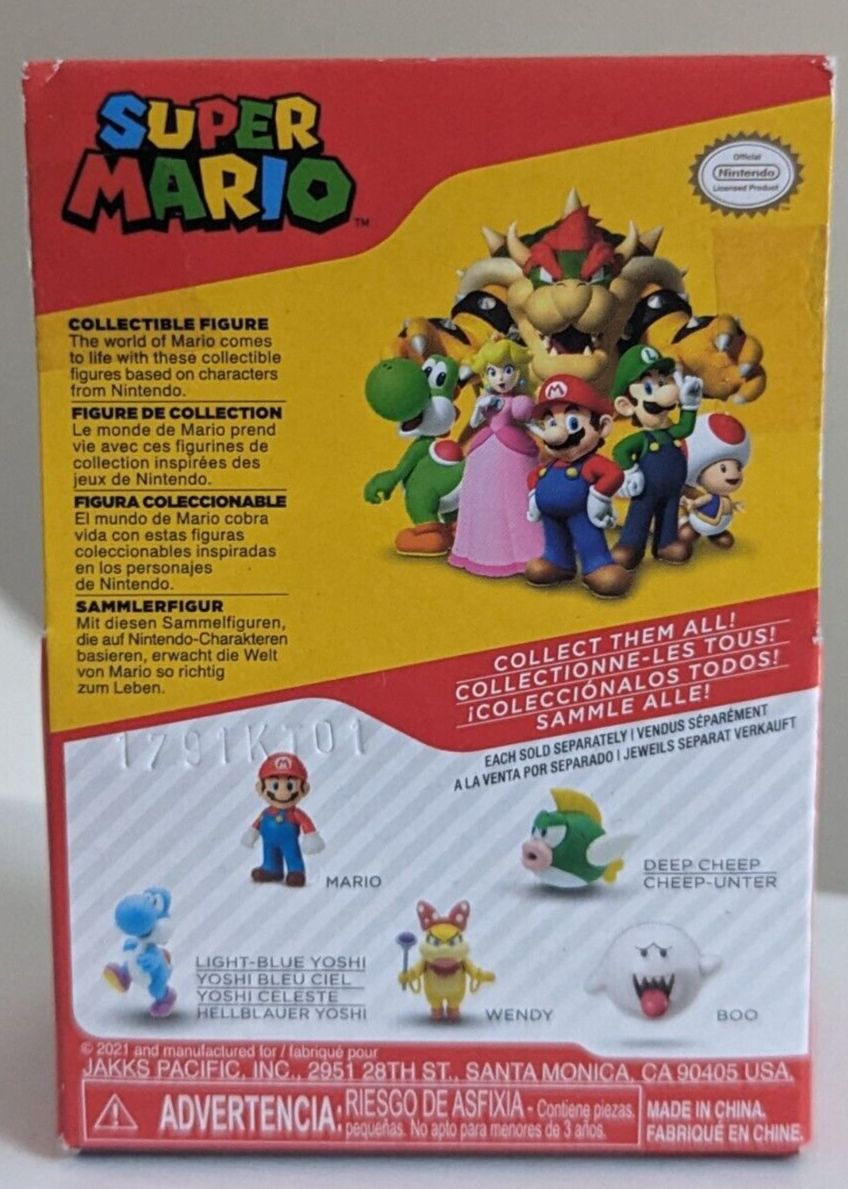 Super Mario 2.5 Inch Series Wendy Koopa Figure Brand New Checklane Packaging