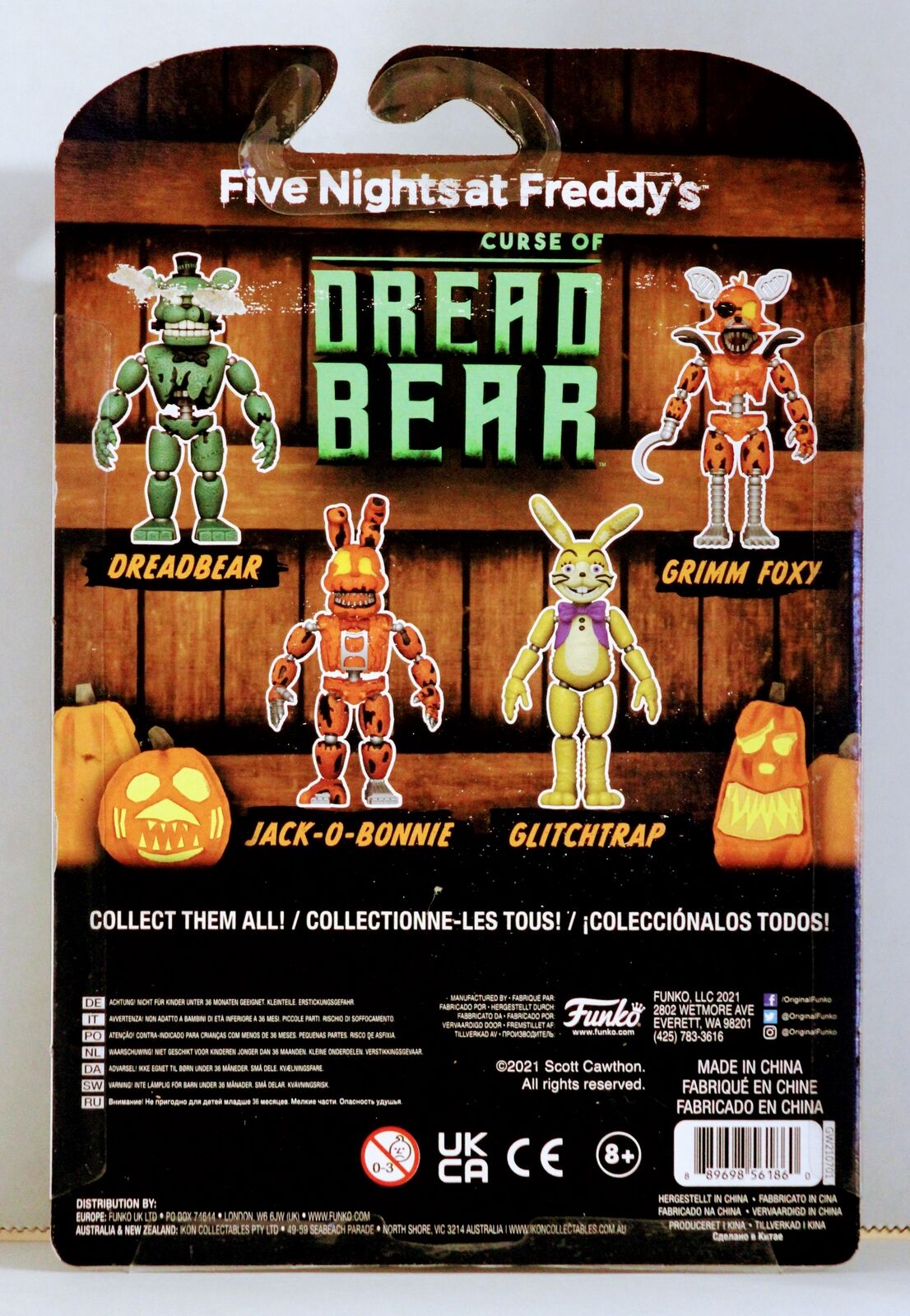 Funko Figure Five Nights At Freddy's (FNAF) Jack-O-Bonnie Curse of Dreadbear